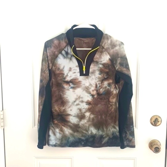 Vogo athletica pull over half zip tie dye sweatshirt jacket size S - Picture 1 of 9
